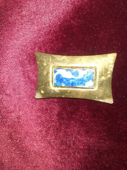 Винтажные броши. Натуральные камни. Палех