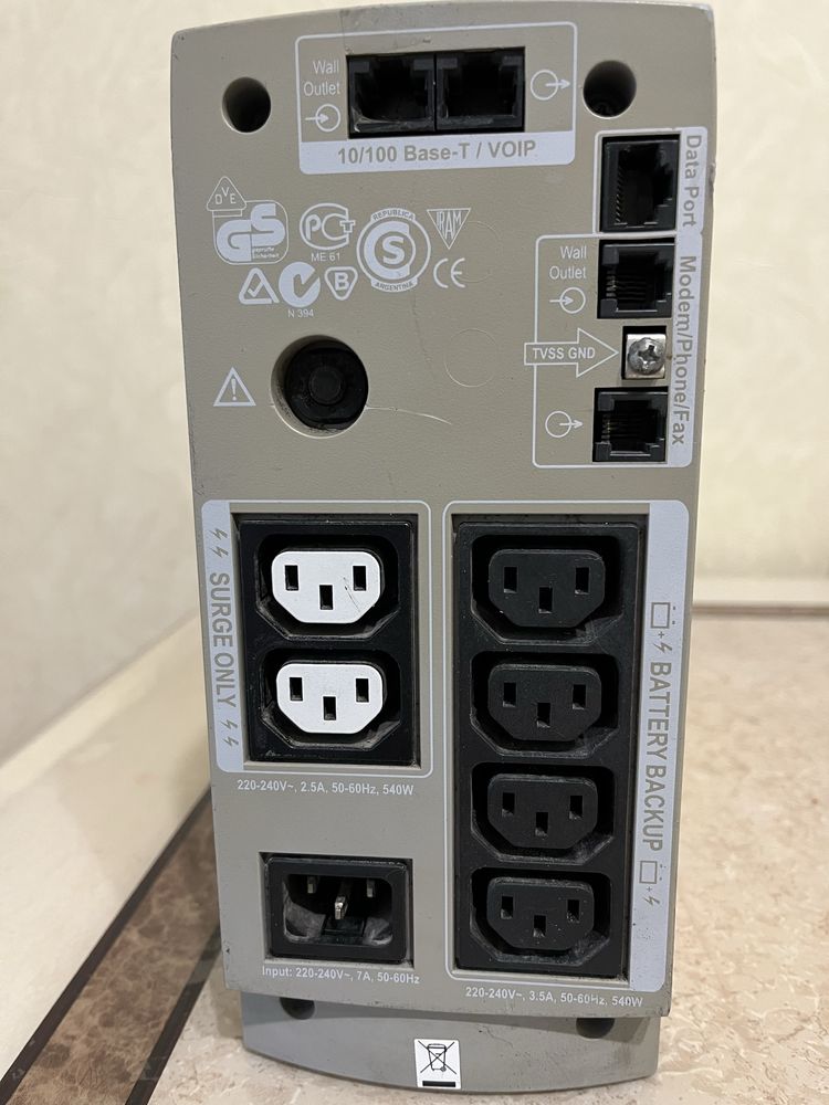 ИБП АРС Васк-UPS 800