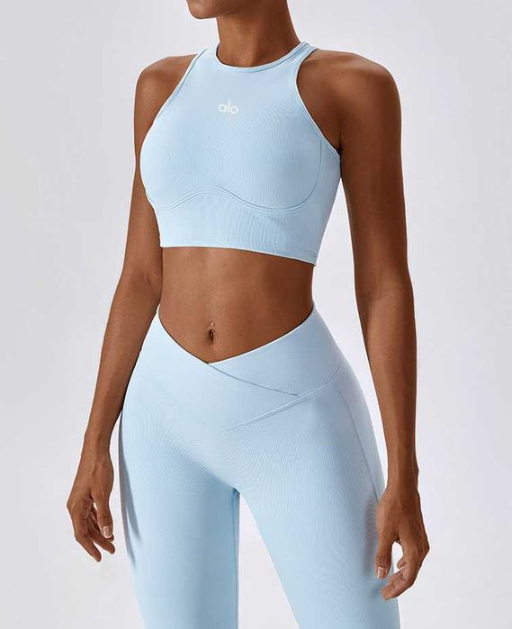 Топ спортивний Alo Yoga Fitness Top Sky Blue