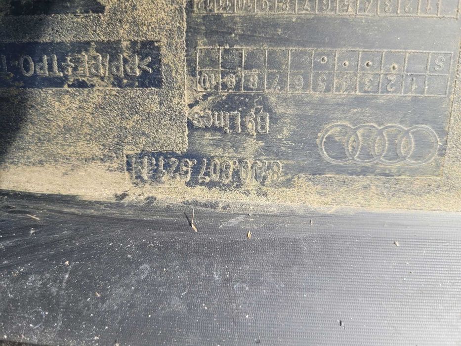 Dyfuzor tył z chromem Audi A4 B9