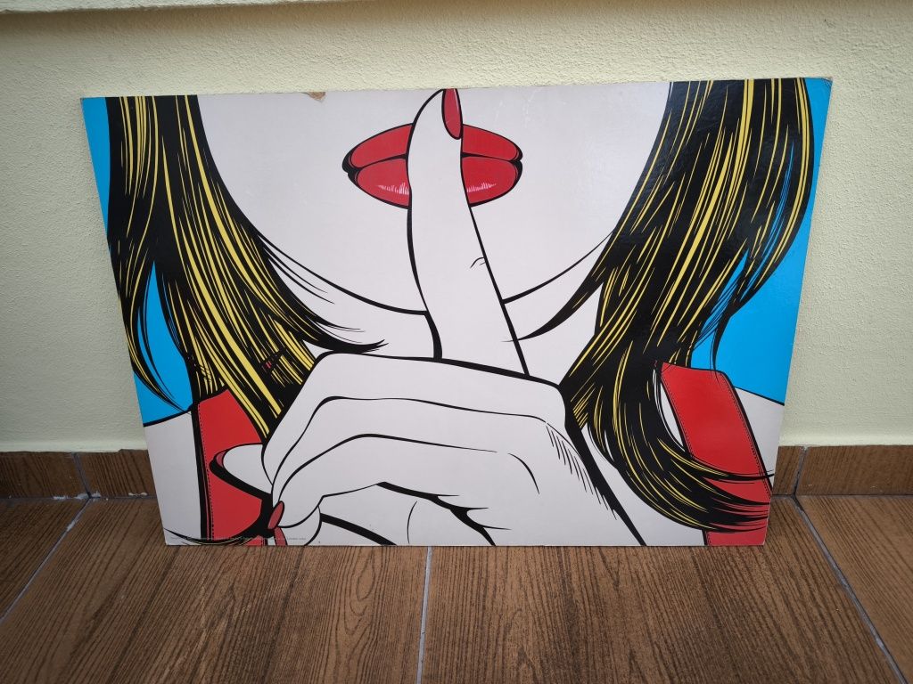 IKEA Quadro SOLMYRA Ssshh di Deborah Azzopardi 50x70 Modern Wall Art