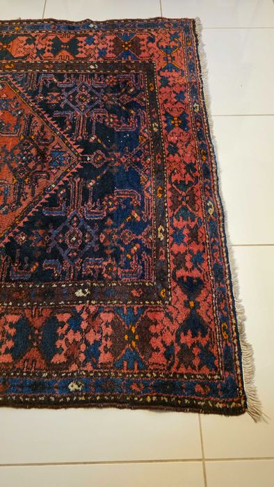 Stary perski dywan wełniany Hamadan 134/208