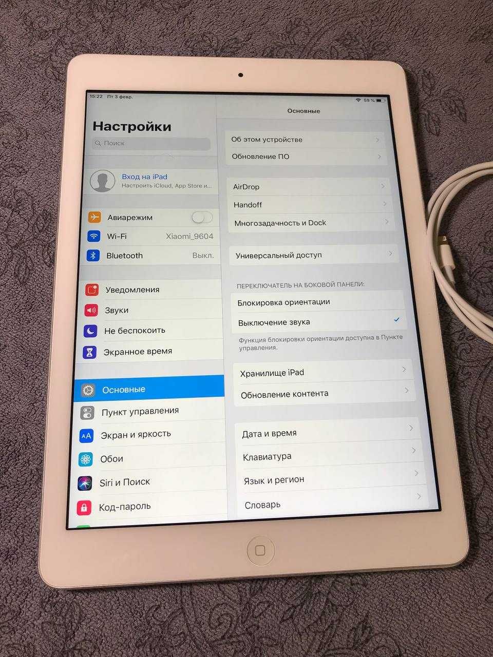 Оригинал Планшет Apple Ipad Air