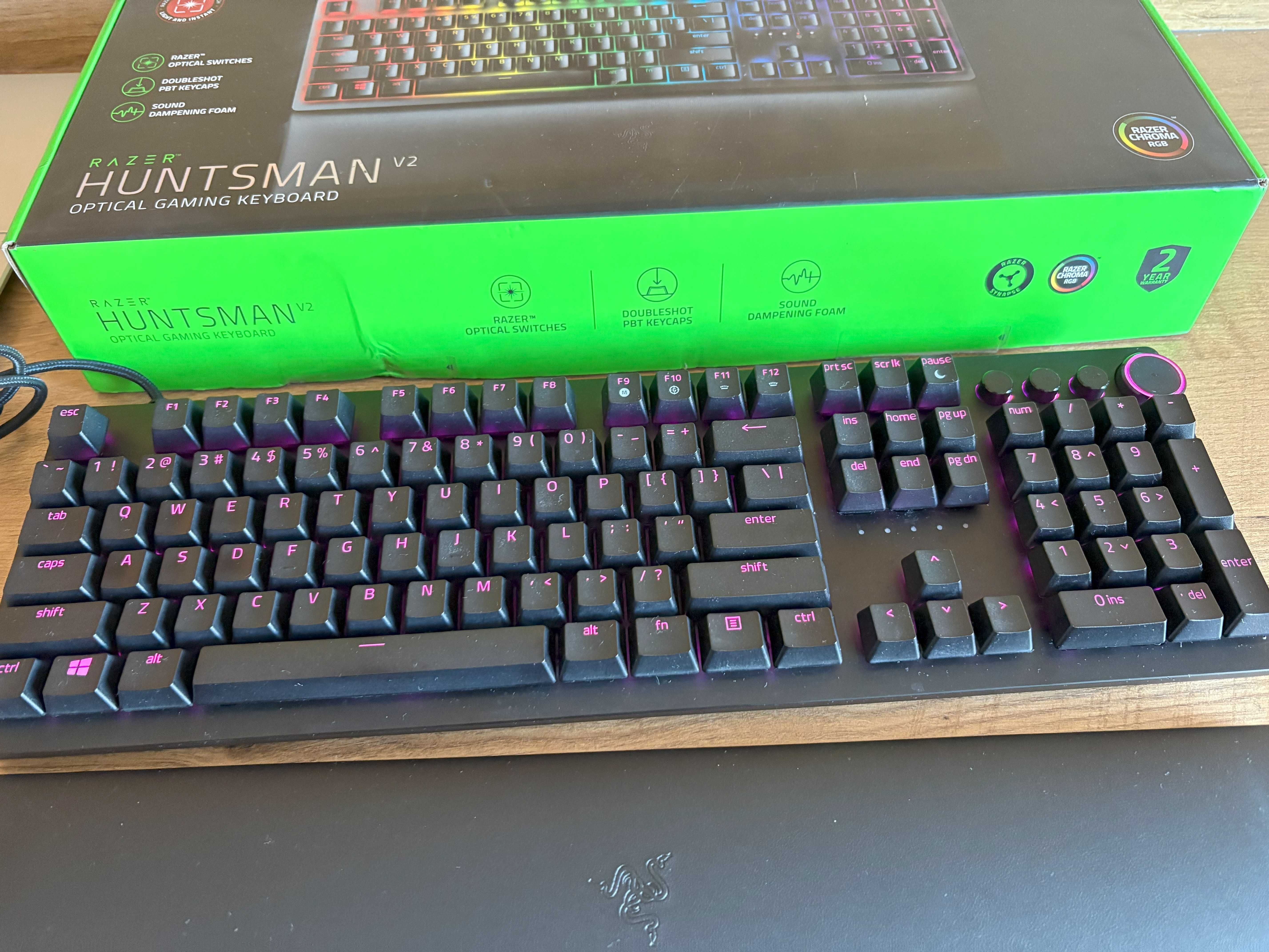 Klawiatura Razer HUNTSMAN v2 RED