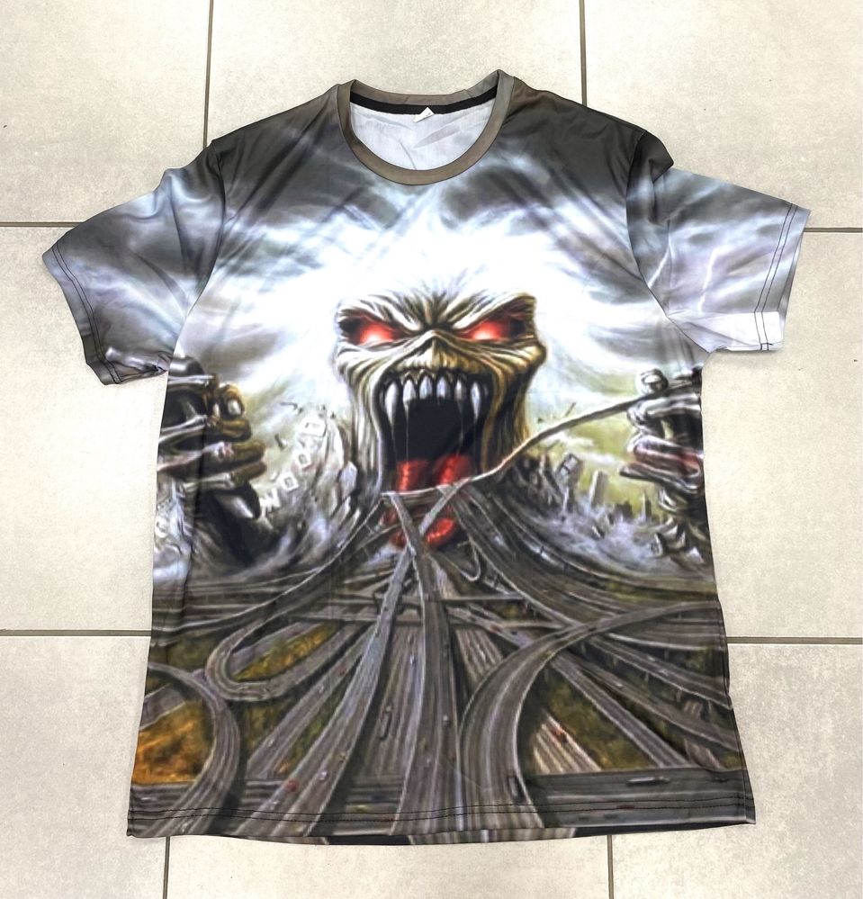 Футболка Iron Maiden рок метал хип хоп майка рейв айрон мейден 666