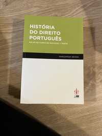 História do Direito Português de Margarida Seixas