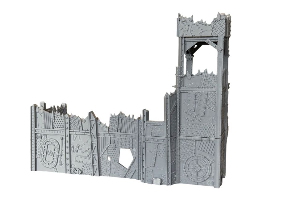 Orczy Bastion - lewa strona, druk 3D do gier bitewnych