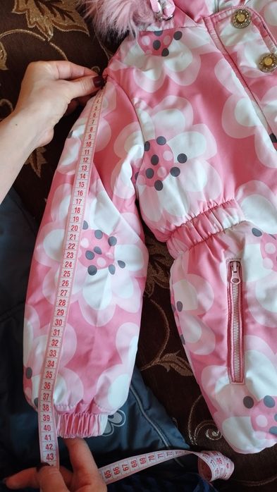 Зимний комбинезон на девочку.