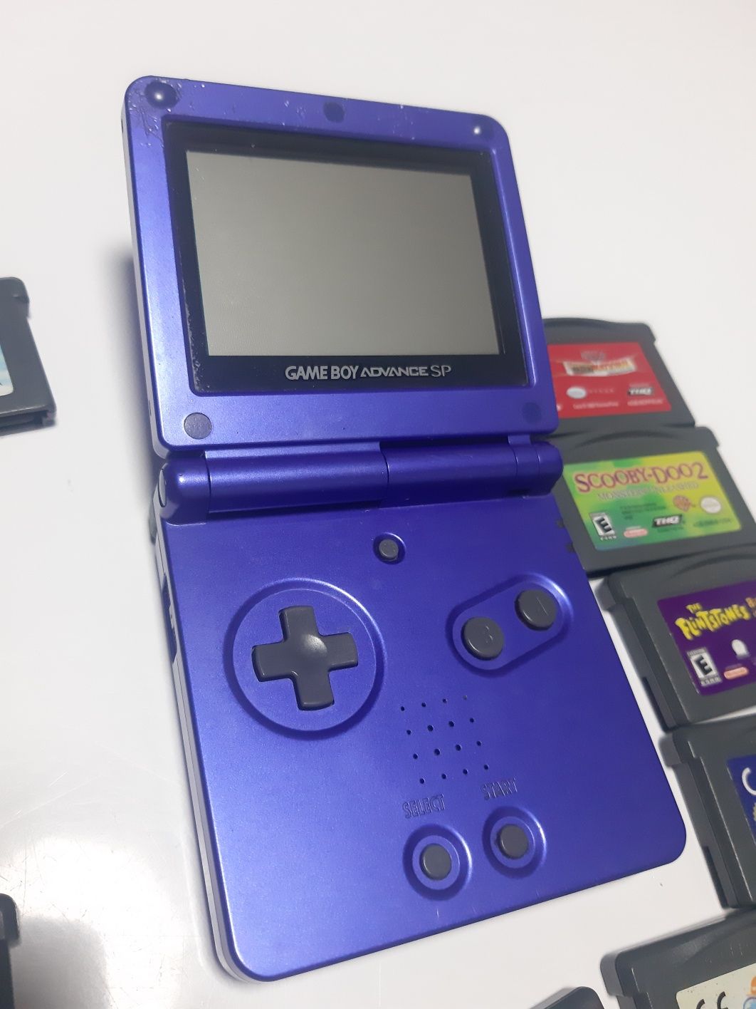 Gameboy Advance SP niebieski Blue 16 gier ładowarka lub zamiana na PS4