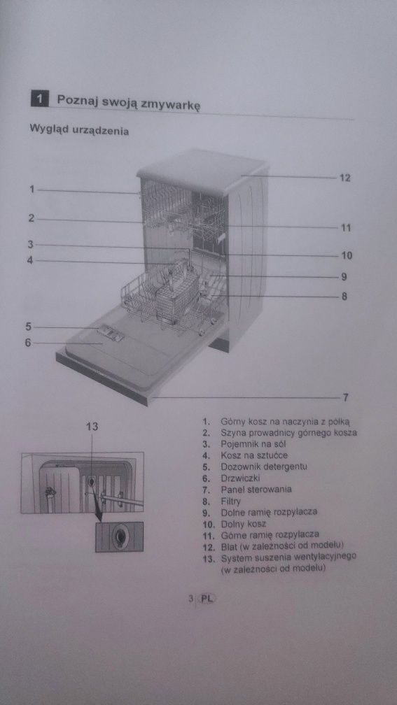 Dwie zmywarki Beko DIS 1501