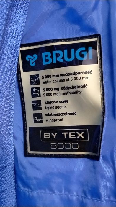 Kurtka przeciwdeszczowa przeciwwiatrowa