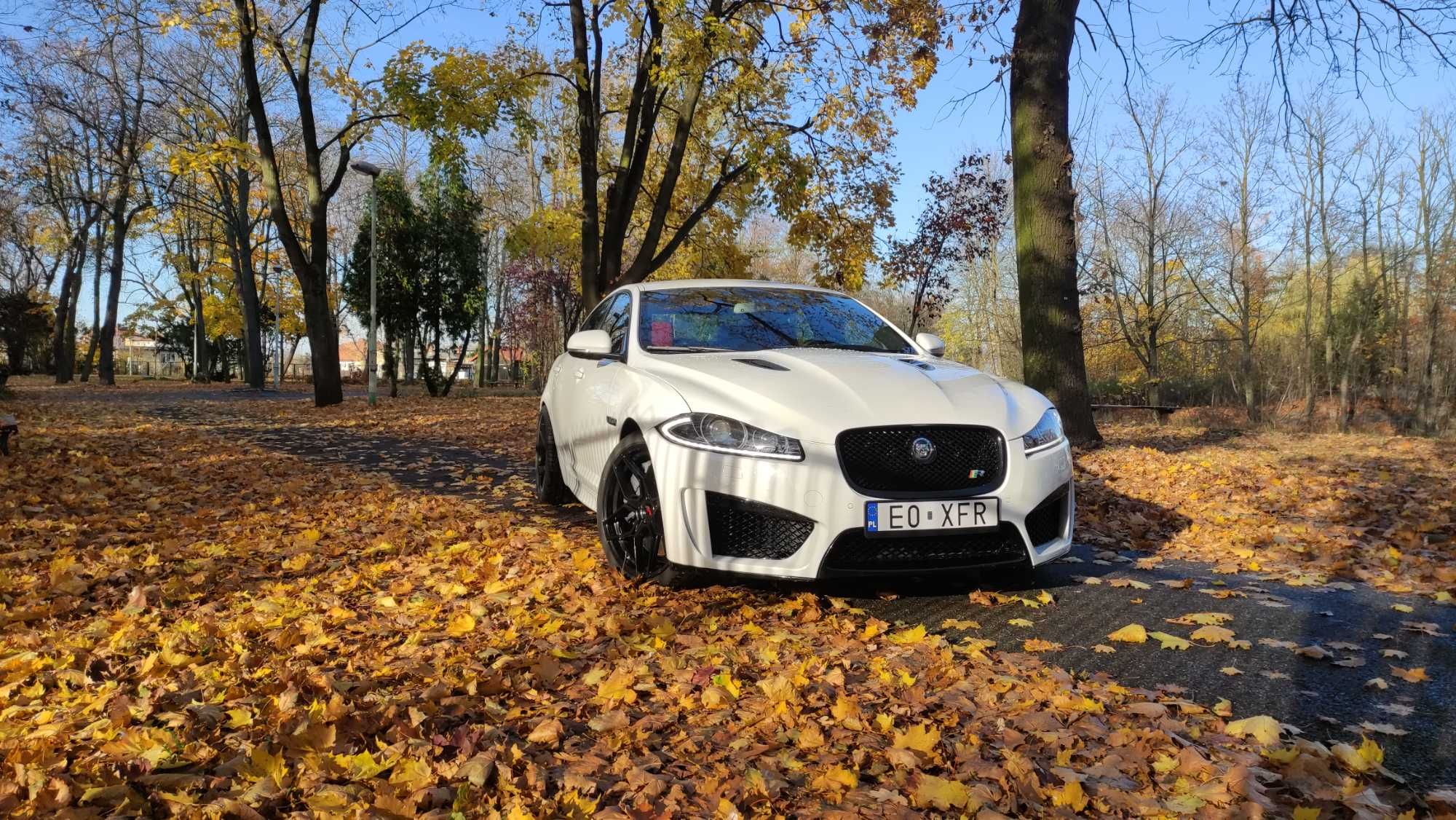 Jaguar XFR do ślubu wynajem samochodu