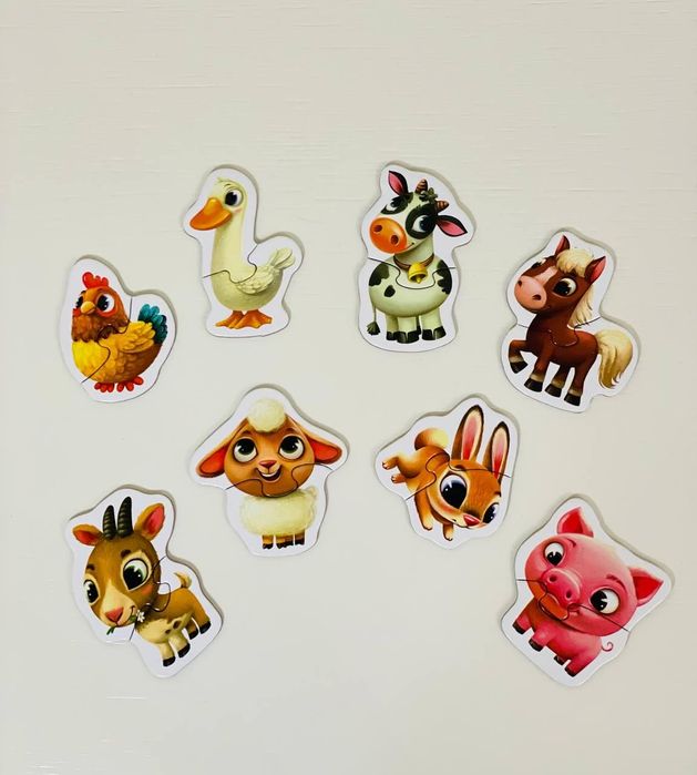 Пазли puzzlika тварини ферми 32x4x8,5 см