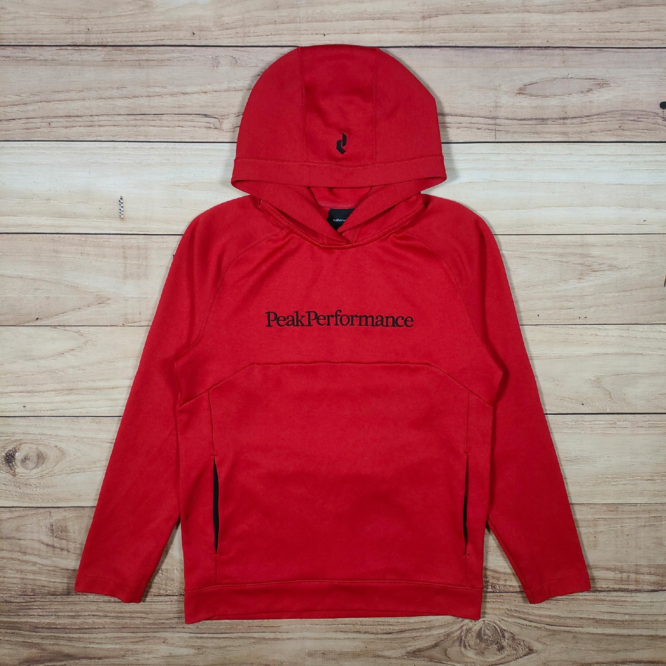 PEAK PERFORMANCE Bluza Męska z Kapturem Logowana r. S