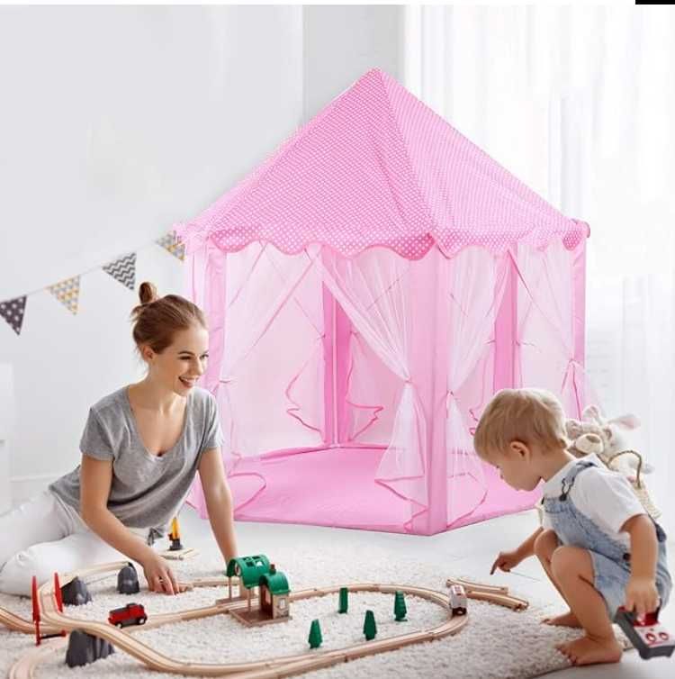 Duży namiot dla dzieci zamek domek pałac składany do domu / ogrodu