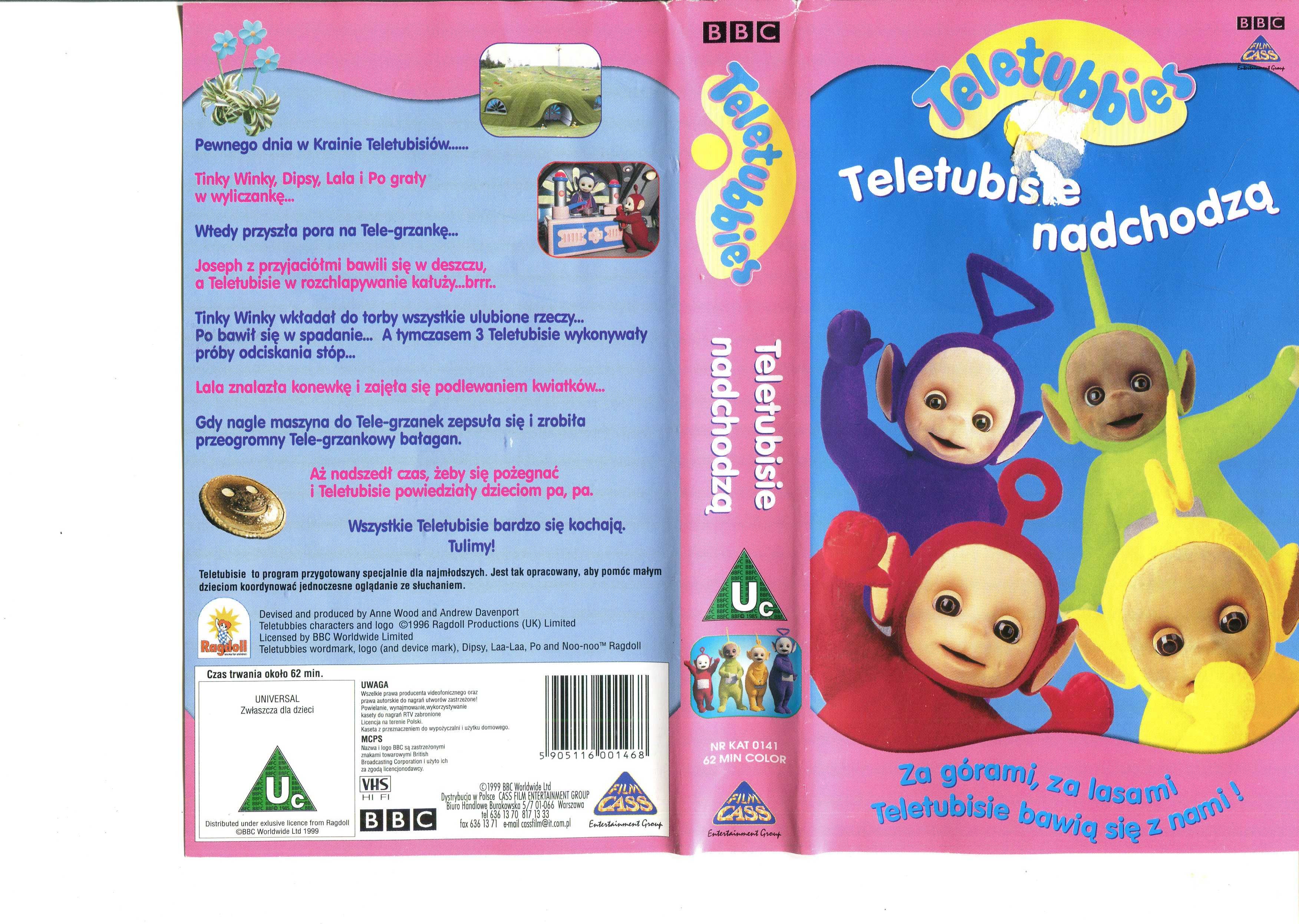 Teletubisie nadchodzą   kaseta vhs