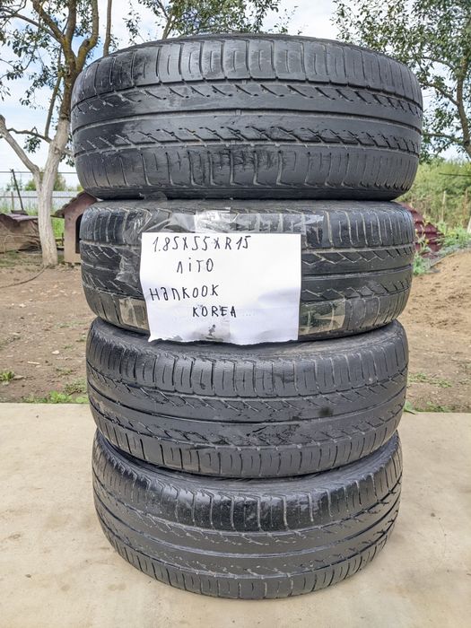 Продаю шини 185*55*R15. Літо Hankook