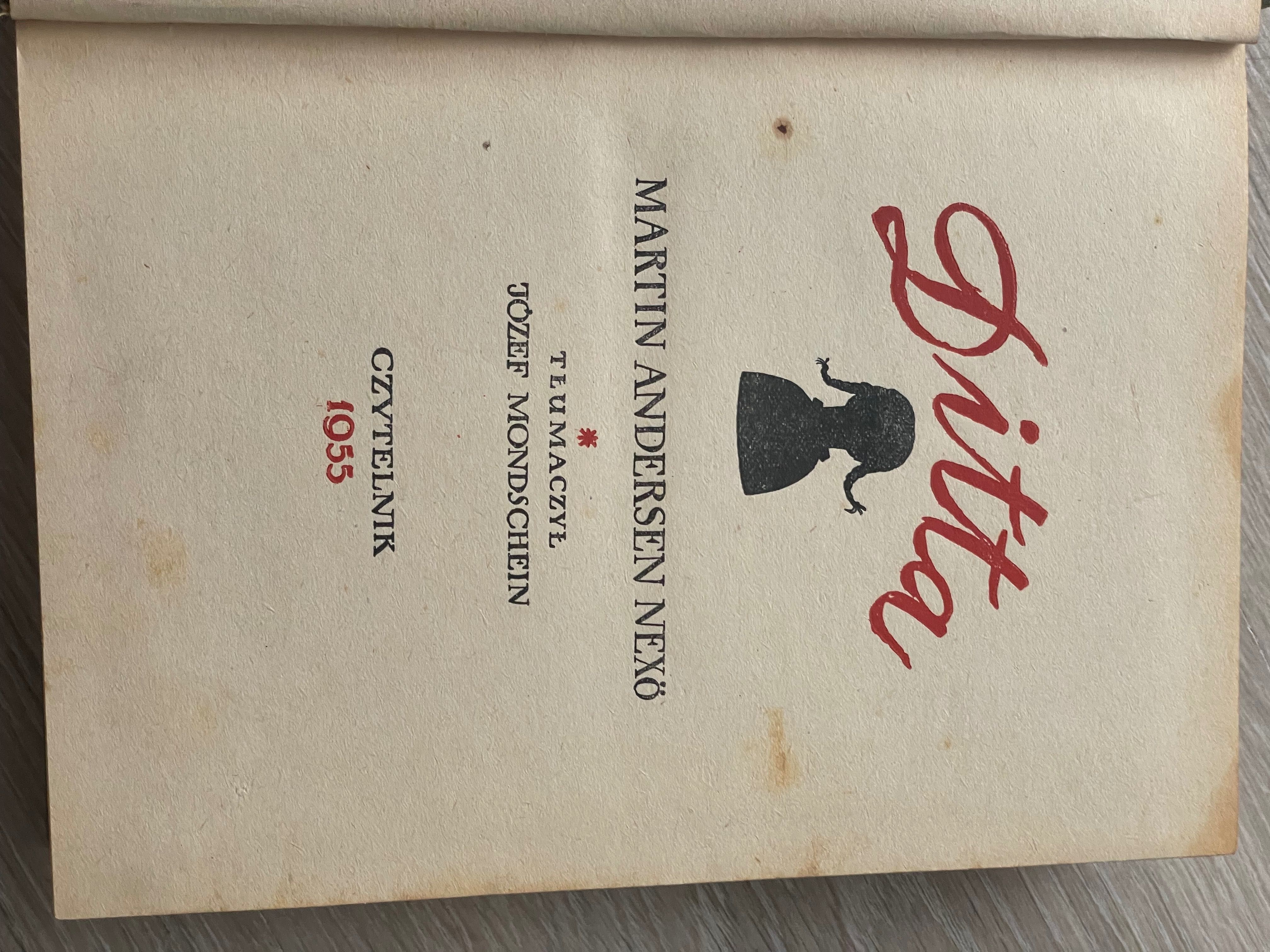 Książka „Ditta” Martin Andersen Nexo