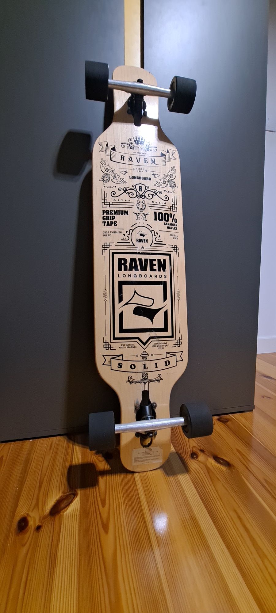 Longboard raven Solid