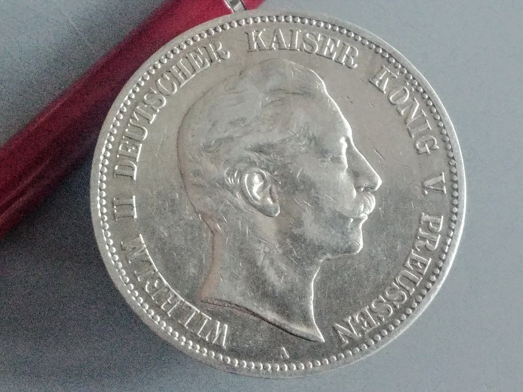 5 Marek 1903 A Wilhelm II Ag ładna