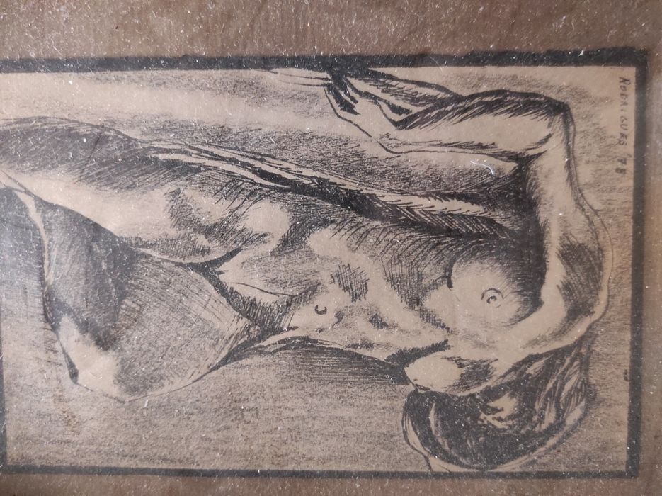 Quadro tinta da china