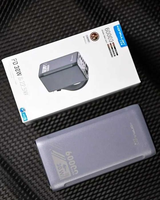 Павербанк A47Q 60000mAh Мощный повербанк Power Bank