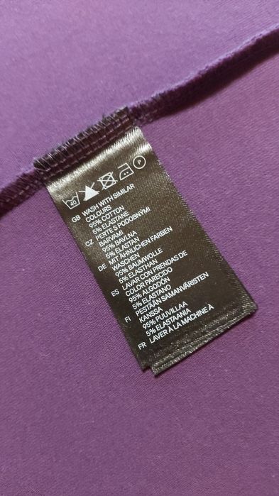 Fioletowa7 tunika H&M L