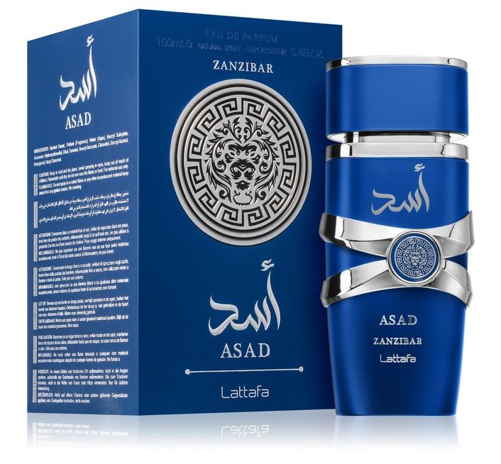 Lattafa Asad Zanzibar Woda perfumowana EDP Męskie Trwały Zapach 100 ml