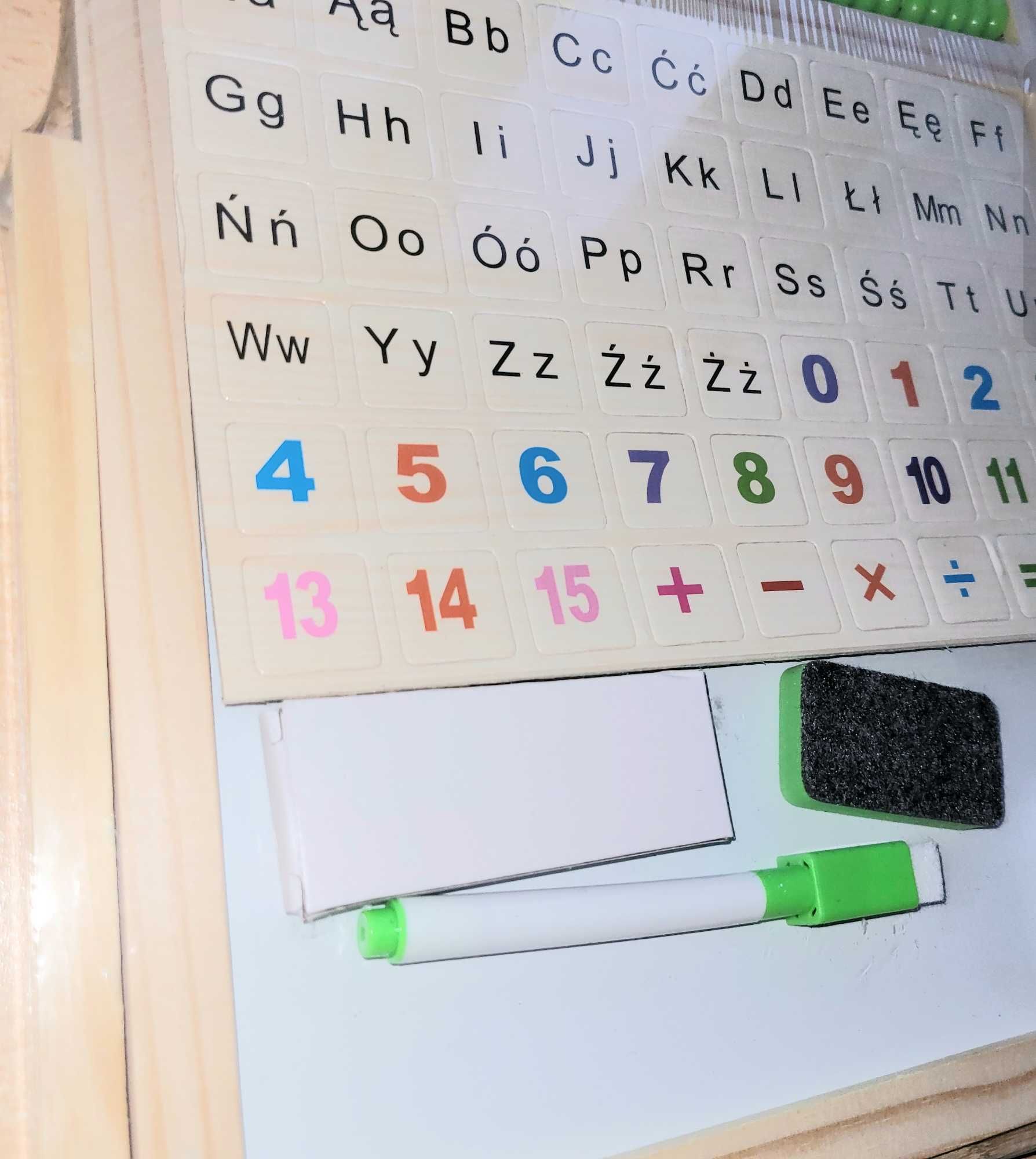 Nowa magnetyczna tablica dwustronna edukacyjna #423