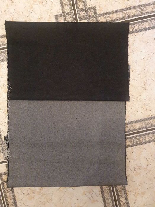 Tkanina wybarwiona na czarny jeans