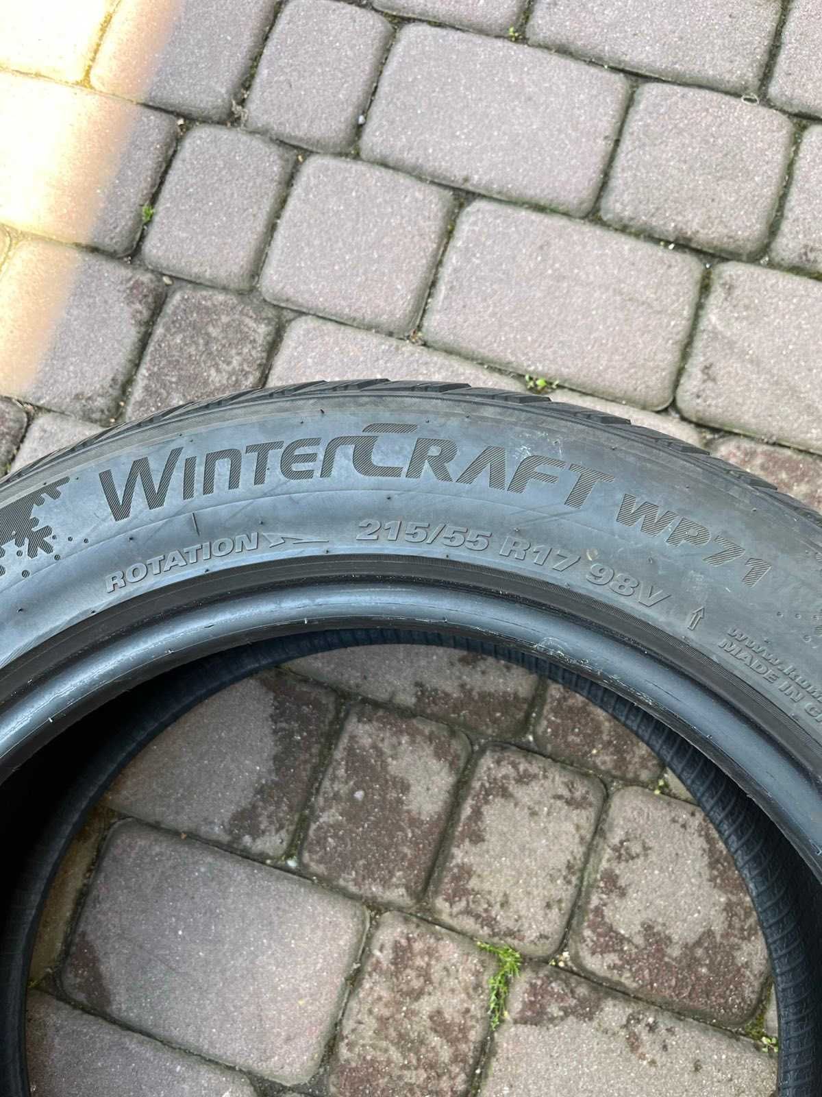 Opony Kumho WinterCraft  WP71  215/55/17 98V XL ROK 2021  7mm