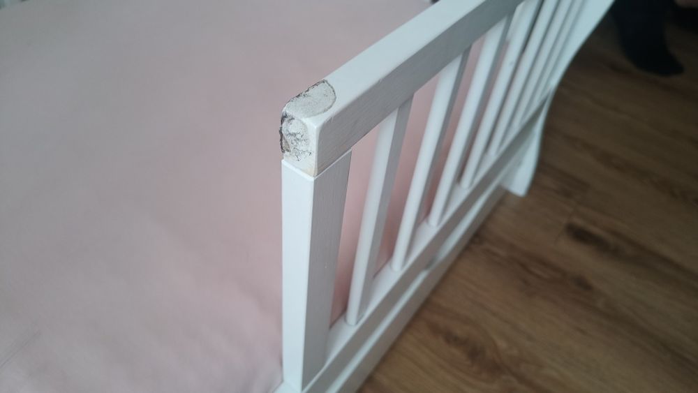 Łóżeczko tapczanik 3w1 wymiary 120x60 stan bdb