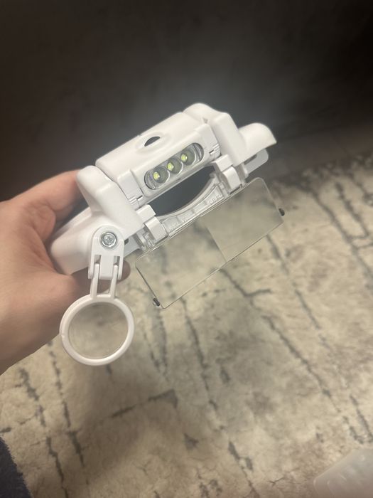 Окуляри збільшувальні бінокулярні з акумулятором і підсвіткою