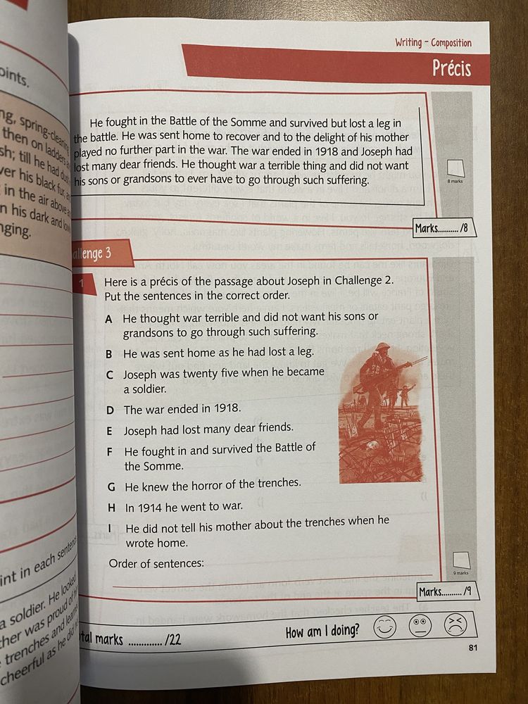 P6/P7 English Practice Workbook - Age 10-12