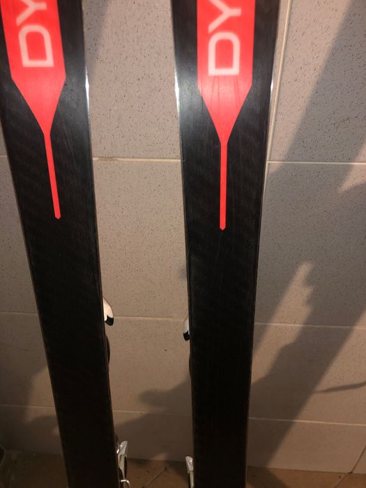 Narty slalomowe Dynastar 132cm + wiązania look SPX 10