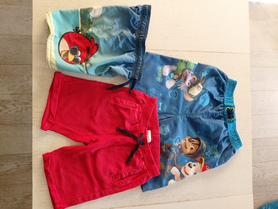 Spodenki Coccodrillo Angry Birds Psi Patrol z siateczką roz. 122/128