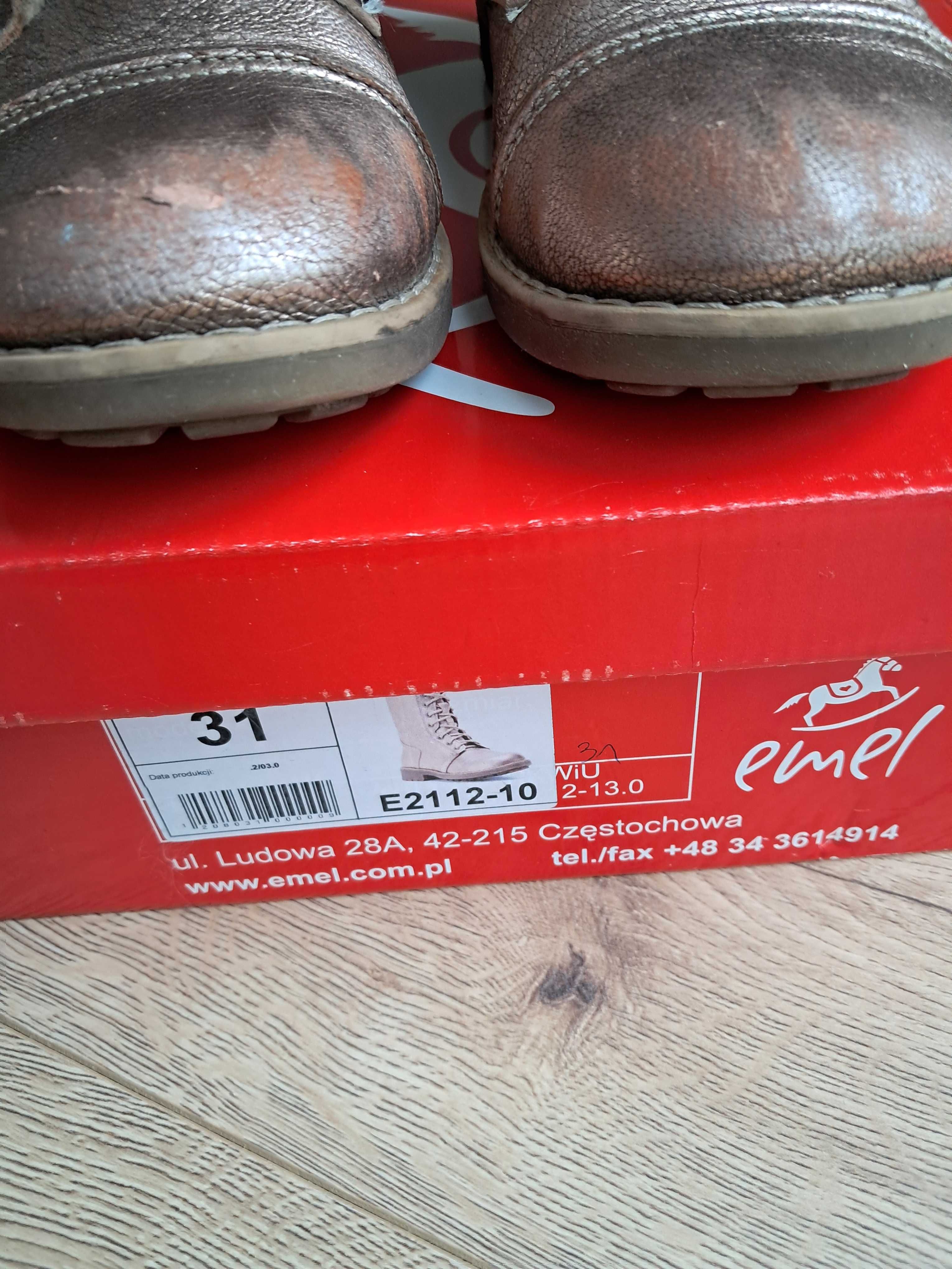 Trzewiki dziewczęce EMEL r. 31