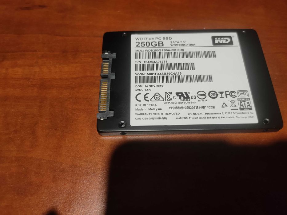 Dysk SSD WD 250Gb Blue
