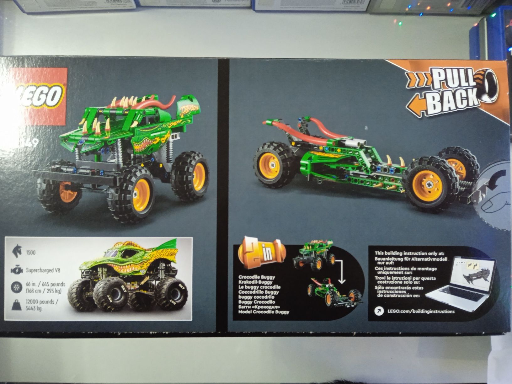 Klocki LEGO Technic Monster Jam Dragon -najtaniej!