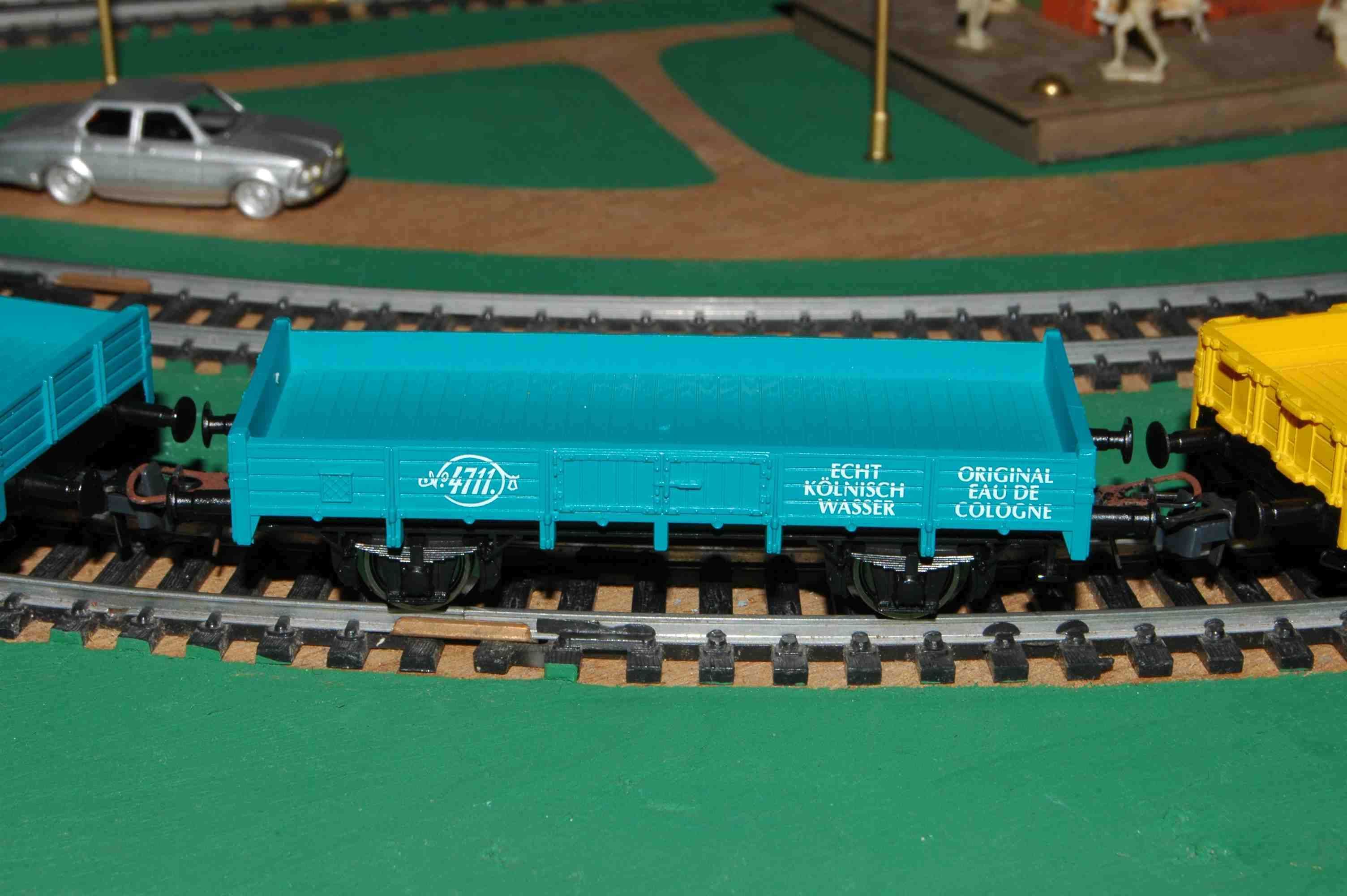 Set 3 vagões gôndola (Água de colónia) ROCO HO