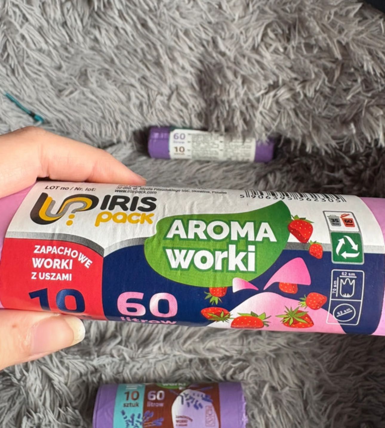 Zapachowe worki na śmieci 60L