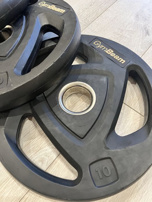 Диски олімпійські GymBeam 1.25/2.5/5/10/20 кг металеві прогумовані
