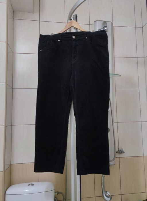 spodnie męskie XL 56 eleganckie sztruskowe sztruks classic sport retro