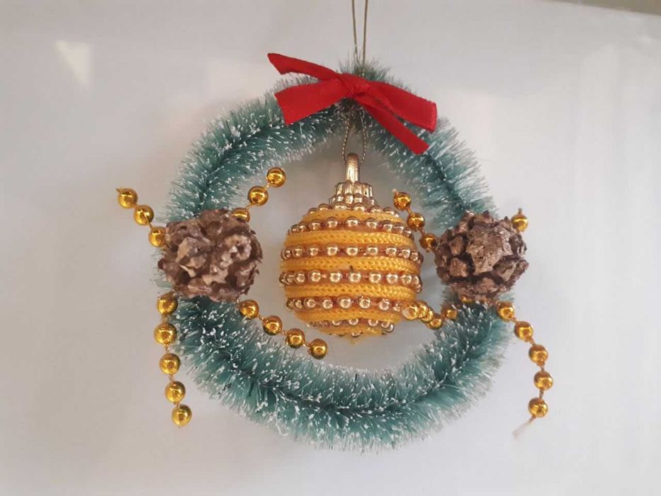 Іграшка Новорічний віночок. Подарунок на ялинку. Новорічні іграшки