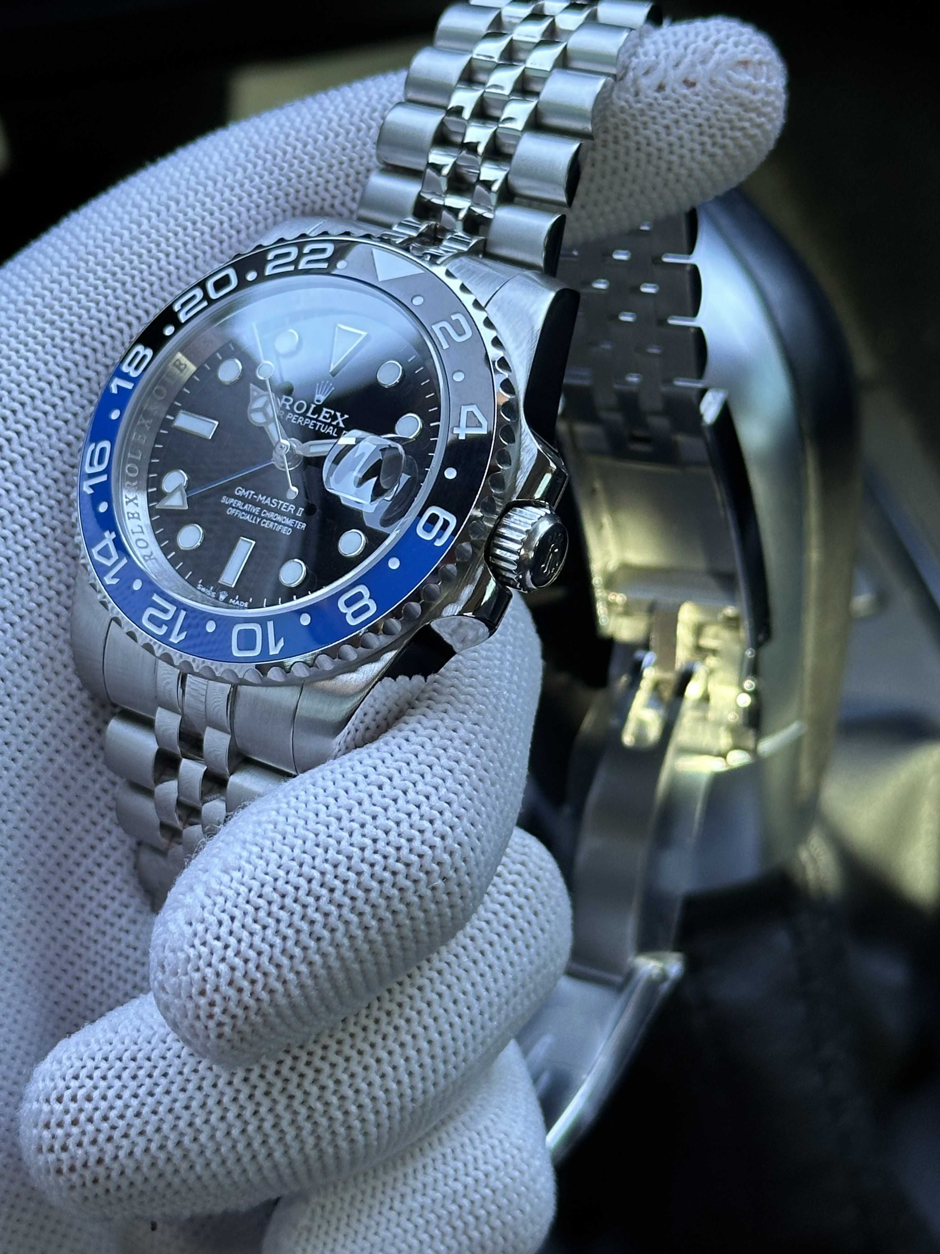 Швейцарские часы Rolex GMT Master II Batman