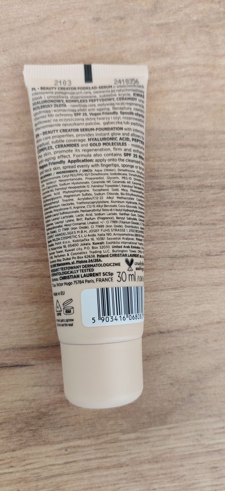 Christian Laurent beauty creator podkład serum 15