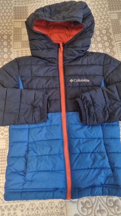 Kurtka chłopięca Columbia zimowa + czapka i rękawiczki
