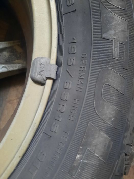 Пара шин 195/65/r15 fulda 2017 рік