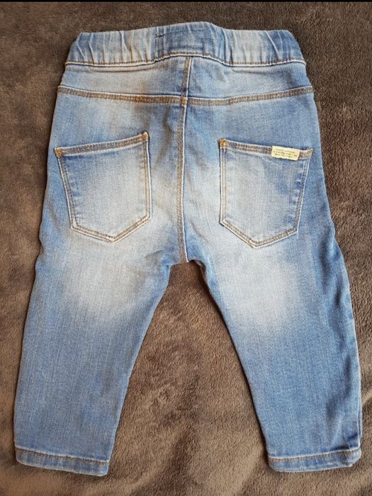 Spodnie jeansy dziecięce Zara r.80