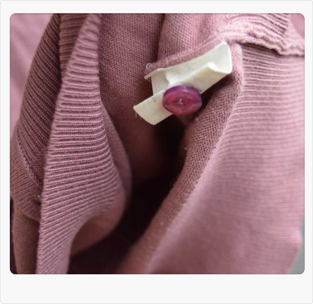 Sweter kaszmir bawełna Ebelieve rozmiar M